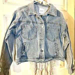 Le Lis Light Blue Denim Jacket